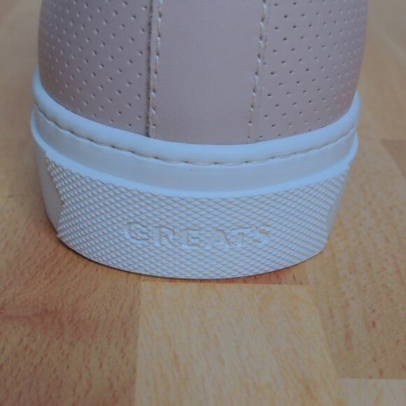 GREATS Royale Perforated Leather Sneaker 9.5 New - Picture 11 of 16
